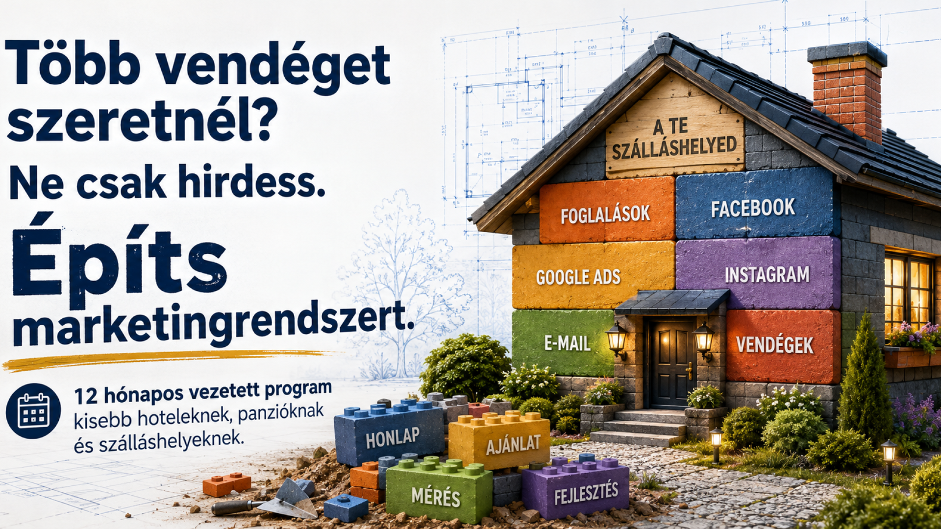 Több vendéget szeretnél szálláshelyedre? Nem több marketingtrükkre, hanem marketingrendszerre van szükséged!